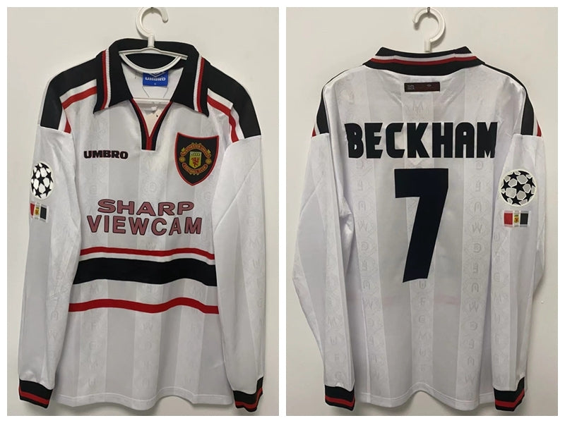 David Beckham Manchester United 98/99 Away Original Retro Jersey