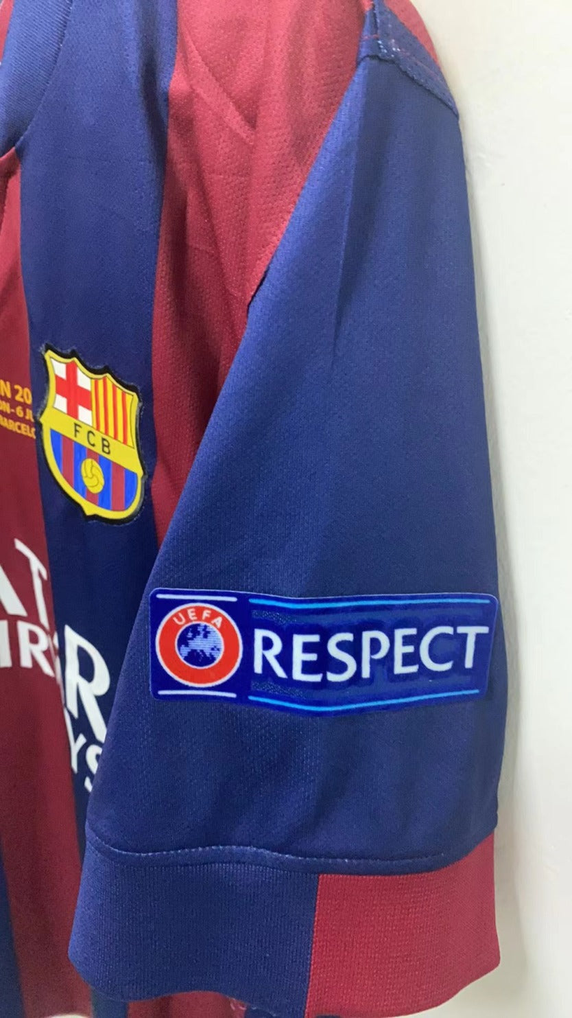 Neymar 2014-15 Barcelona Home Original Retro Jersey