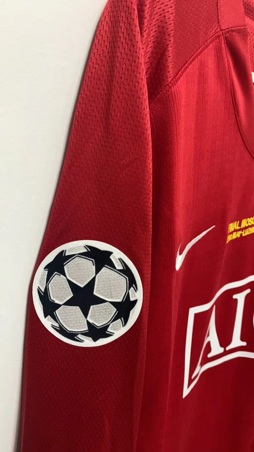 Cristiano Ronaldo CR7 Manchester United 07/08 Home Original Retro Jersey