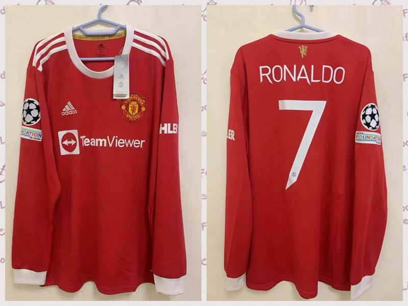 Cristiano Ronaldo CR7 Manchester United 21/22 Home Original Retro Jersey