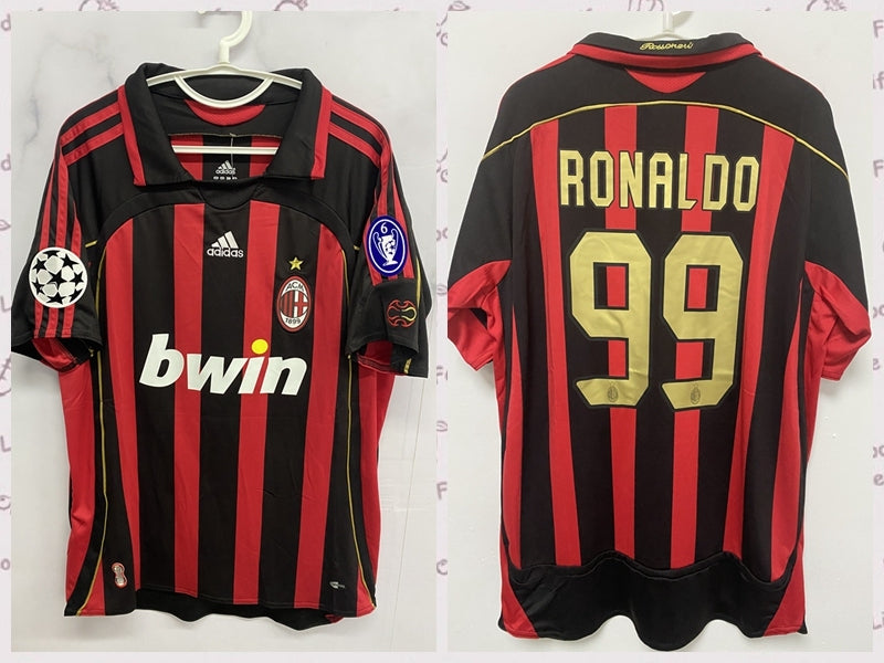 Ronaldo AC Milan 06/07 Home Original Retro Jersey