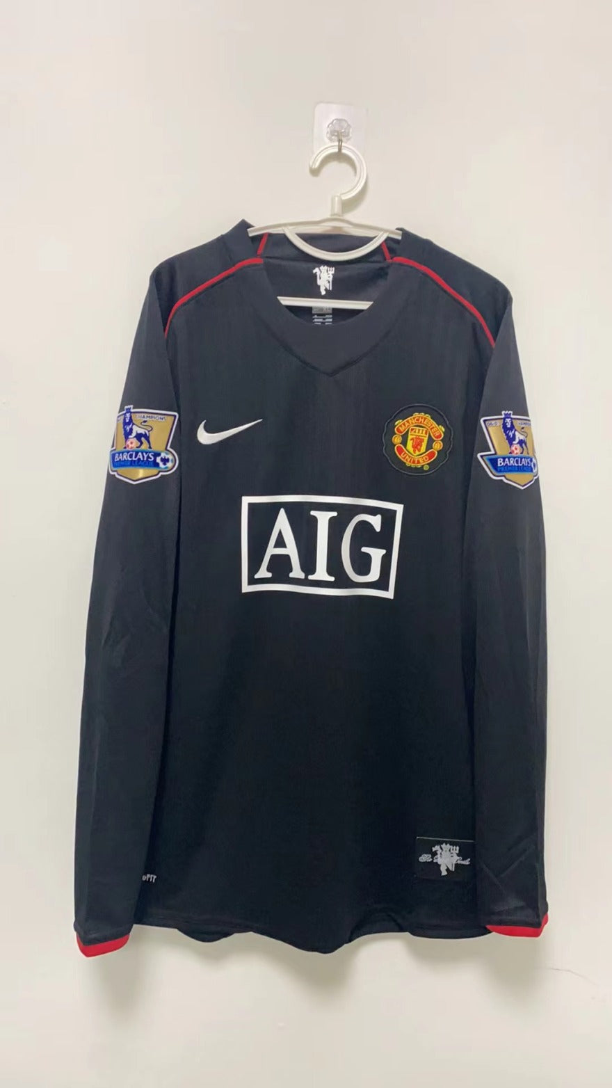 Cristiano Ronaldo CR7 Manchester United 07/08 Away Original Retro Jersey