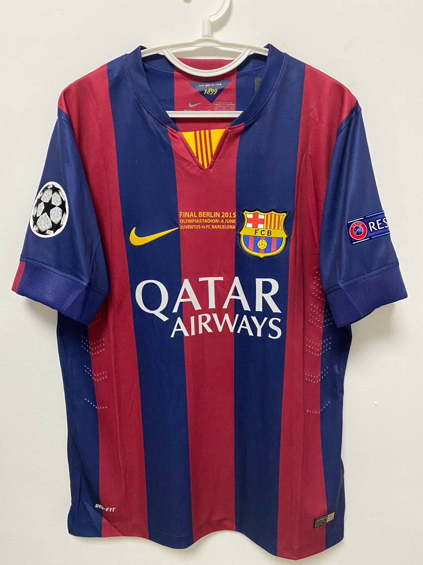 Messi Barcelona 2014/15 Home Original Retro Jersey