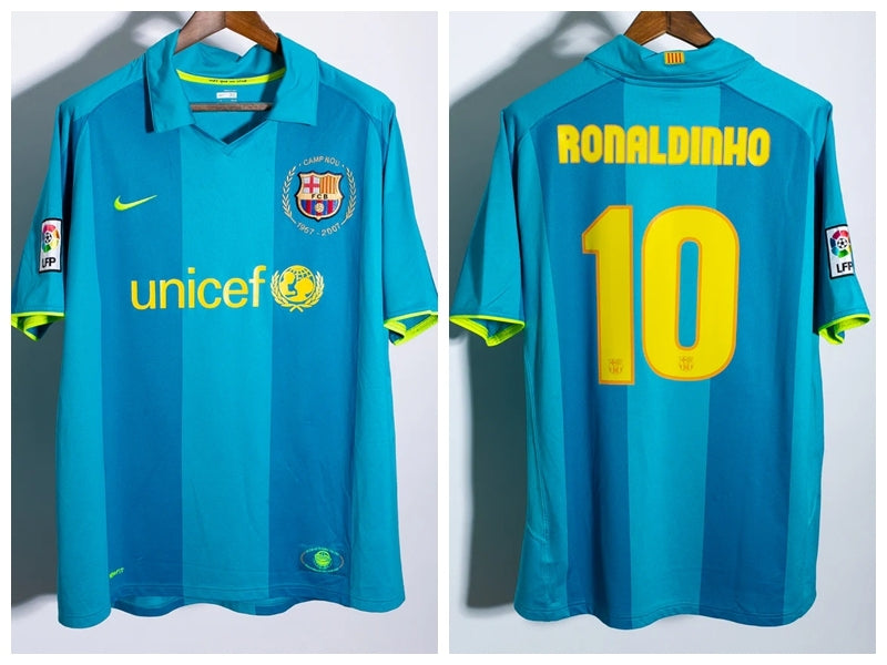Ronaldinho Barcelona 07/08 Away Original Retro Jersey