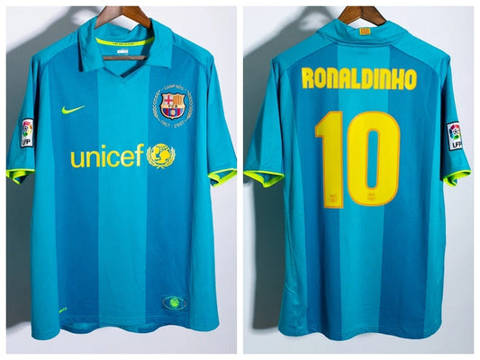 Ronaldinho Barcelona 07/08 Away Original Retro Jersey