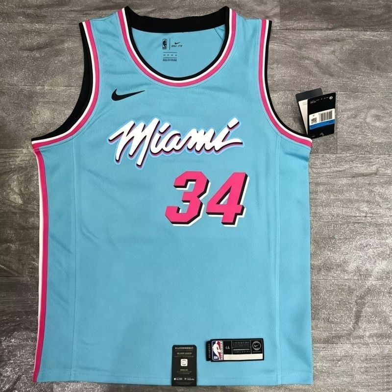 Giannis Antetokounmpo Miami Heat Vice Sapphire Jersey #34