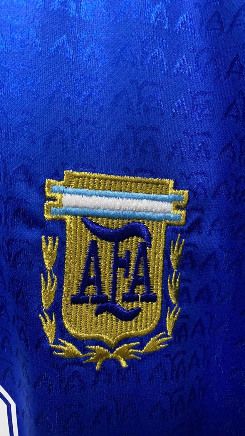 Maradona Argentina National Team 1994 Away Original Retro Jersey