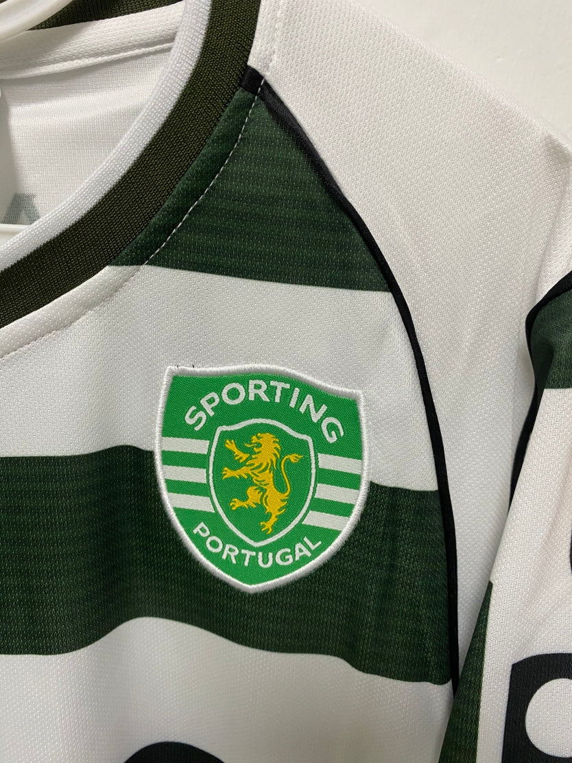 Cristiano Ronaldo CR7 Sporting Lisbon 01/03 Home Short-sleeve Retro Jersey