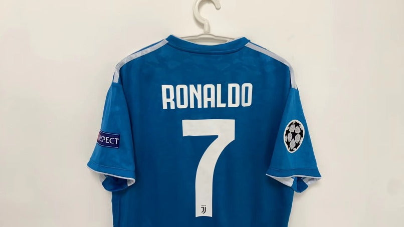 Cristiano Ronaldo CR7 Juventus19/20Third Original Retro Jersey