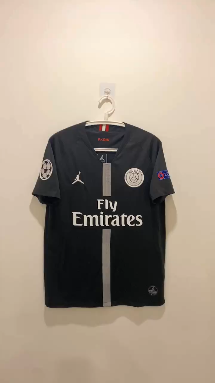 Neymar 2018-19 Paris Saint-Germain PSG Fourth Original Retro Jersey