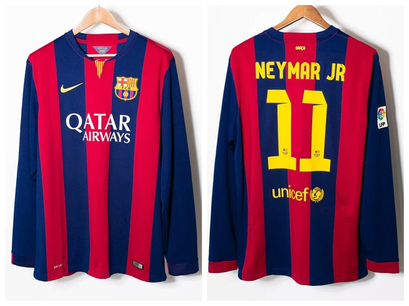 Neymar 2014-15 Barcelona Home Original Retro Jersey