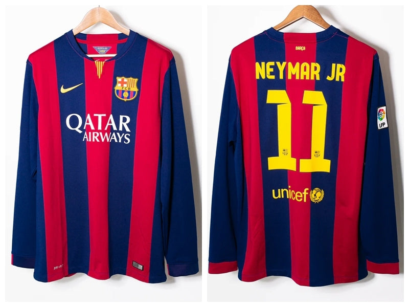 Neymar 2014-15 Barcelona Home Original Retro Jersey