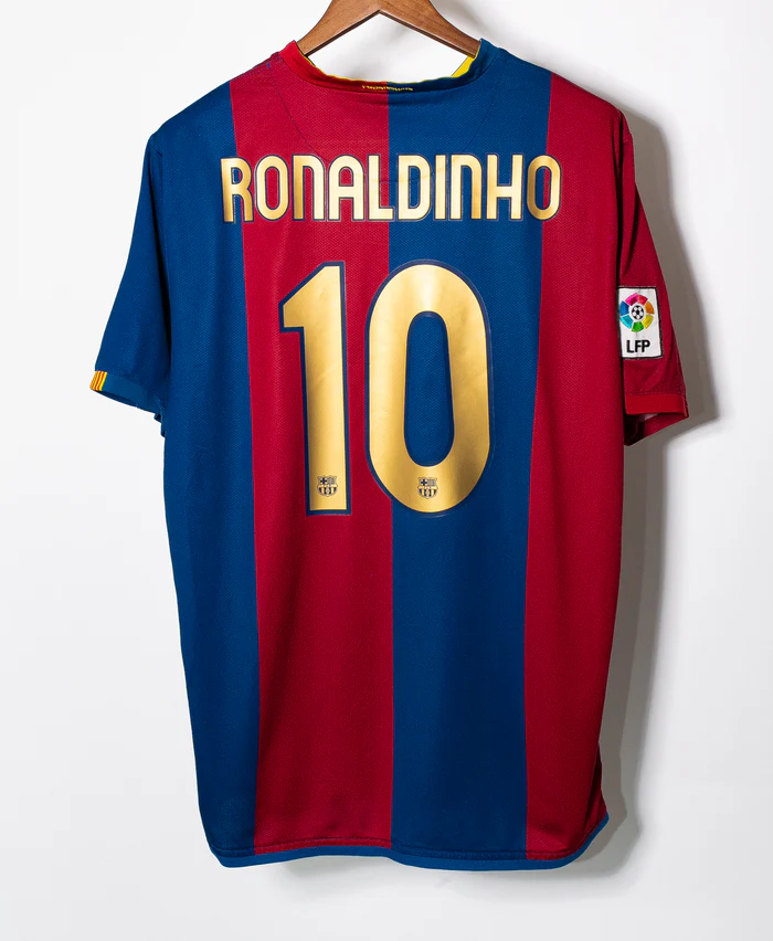Ronaldinho Barcelona06/07 Home Original Retro Jersey