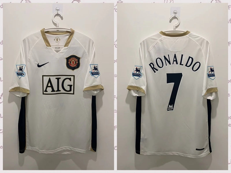 Cristiano Ronaldo CR7 Manchester United 06/07 Away Short sleeve Retro Jersey