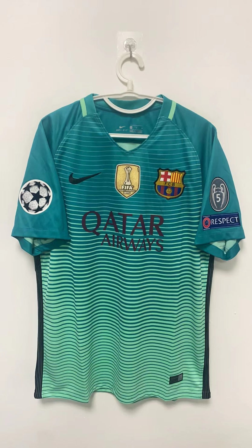 Neymar 2016-17 Barcelona Third Original Retro Jersey