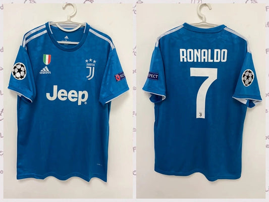 Cristiano Ronaldo CR7 Juventus 19/20 Third Original Retro Jersey
