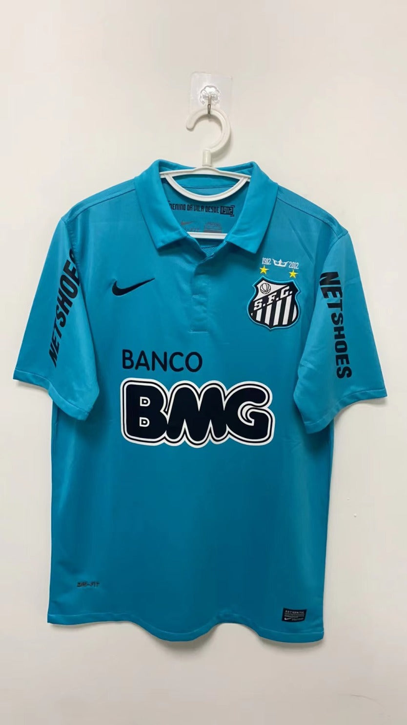 Neymar 2012-13 Camisa Santos Away Original Retro Jersey