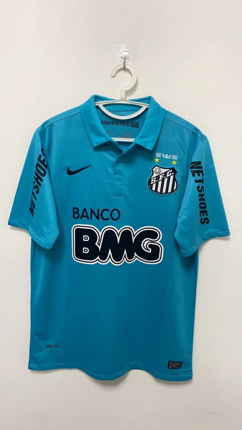 Neymar 2012-13 Camisa Santos Away Original Retro Jersey