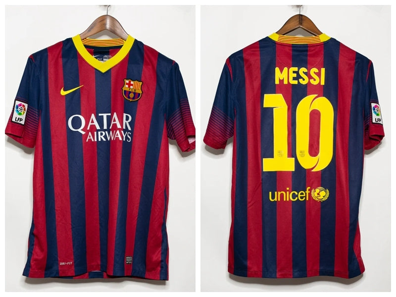 Messi Barcelona 2013/14 Home Original Retro Jersey