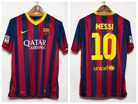Messi Barcelona 2013/14 Home Original Retro Jersey