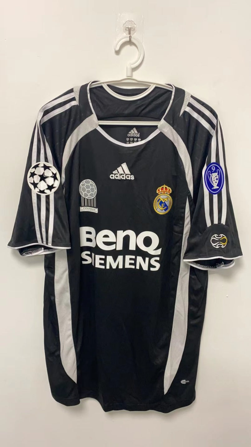 Zidane Real Madrid 05/06 Second away game in the Champions League Original Retro Jersey