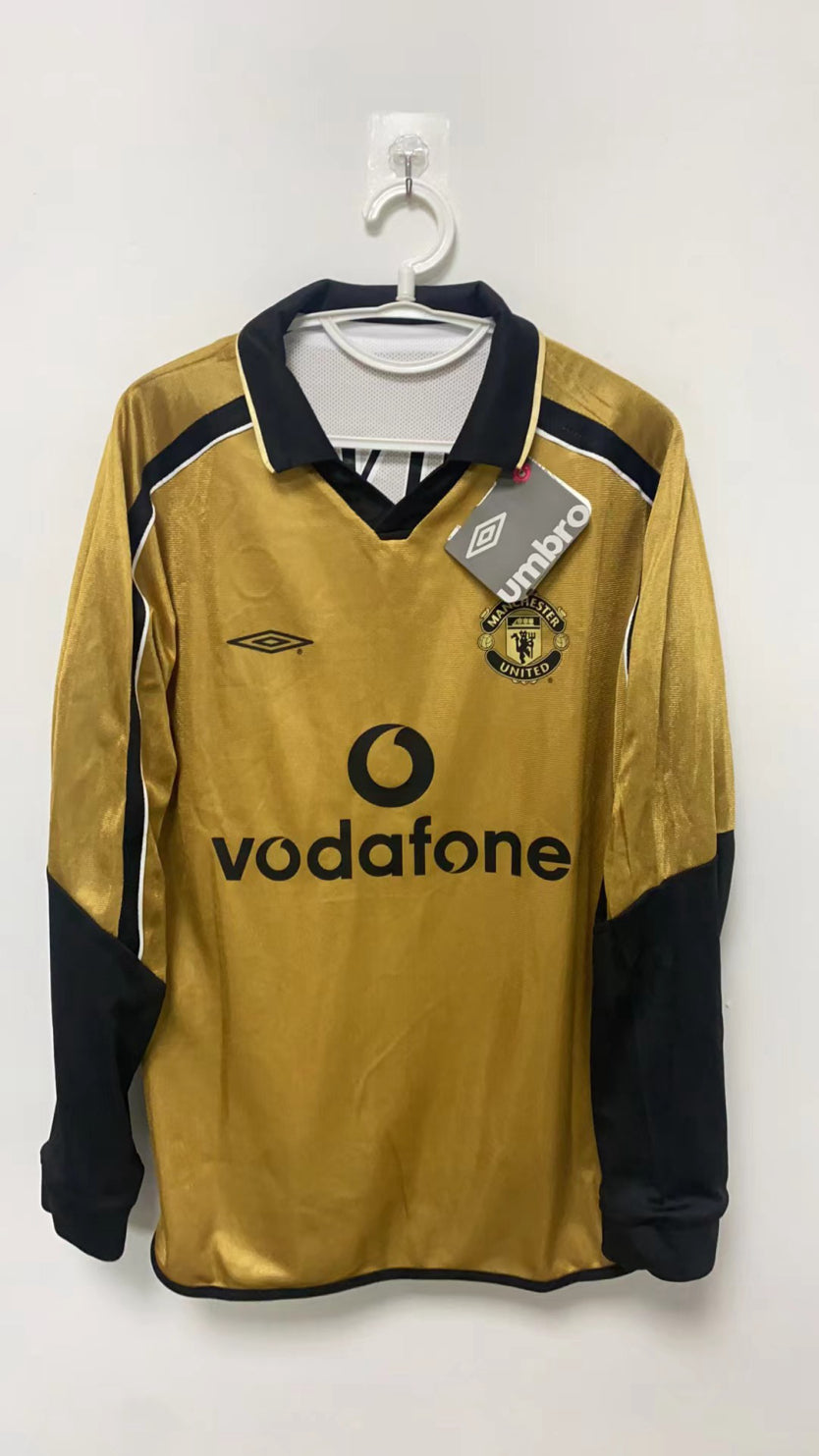 Umbro David Beckham Manchester United 2001-2002 Centenary Umbro Reversible Third Original Retro Jersey