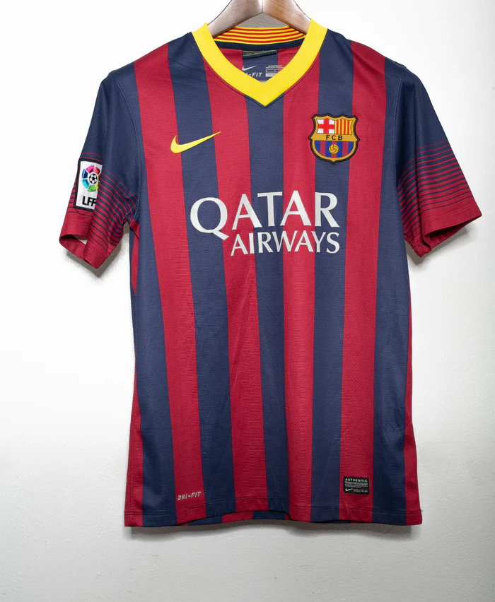 Neymar 2013-14 Barcelona Home Original Retro Jersey