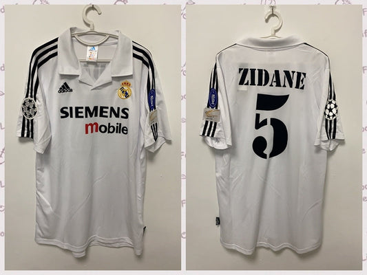 Zidane Real Madrid 02/03 Home Original Retro short sleeve Jersey
