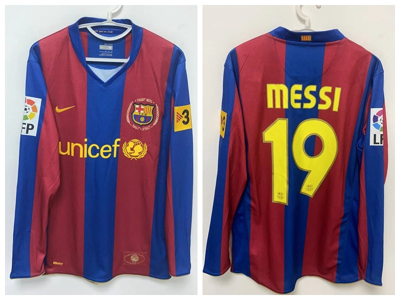 Messi Barcelona 2007/08 Home Original Retro Jersey