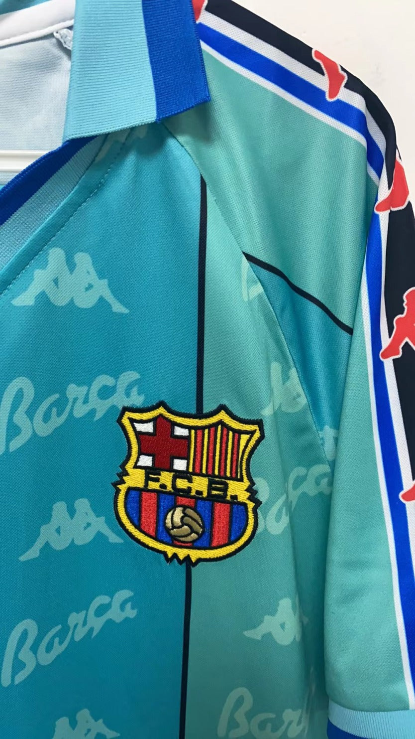Ronaldo Barcelona 96/97 away game short sleeved Original Retro Jersey