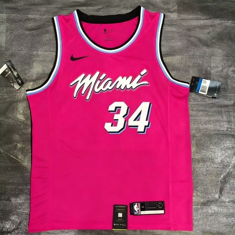 Giannis Antetokounmpo Miami Heat Vice Pink Jersey #34