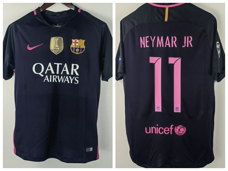 Neymar 2016-17 Barcelona Away Original Retro Jersey