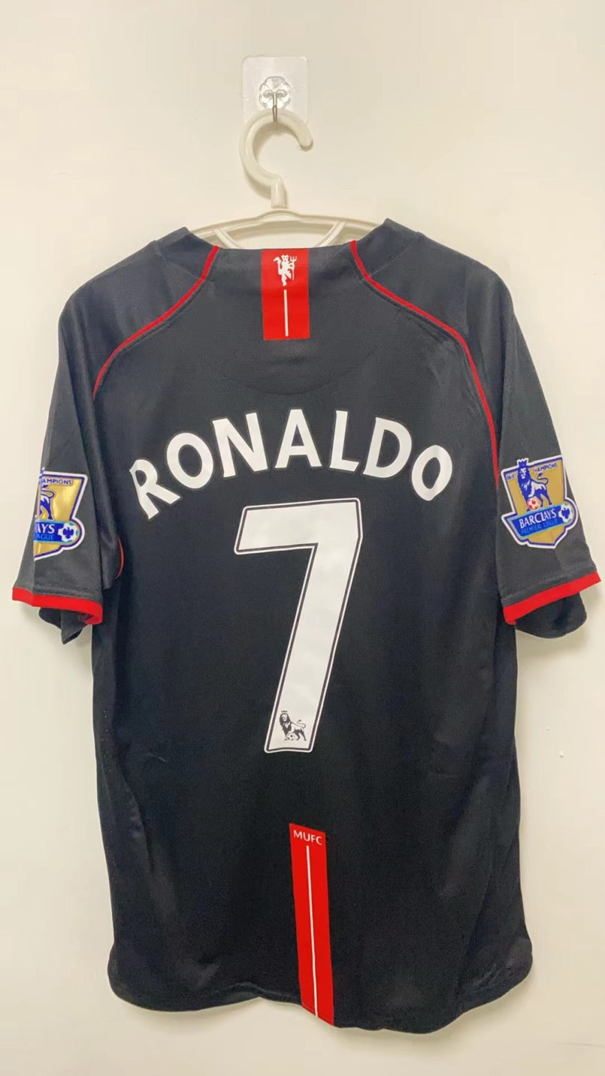 Cristiano Ronaldo CR7 Manchester United 07/08 Away Original Retro Jersey