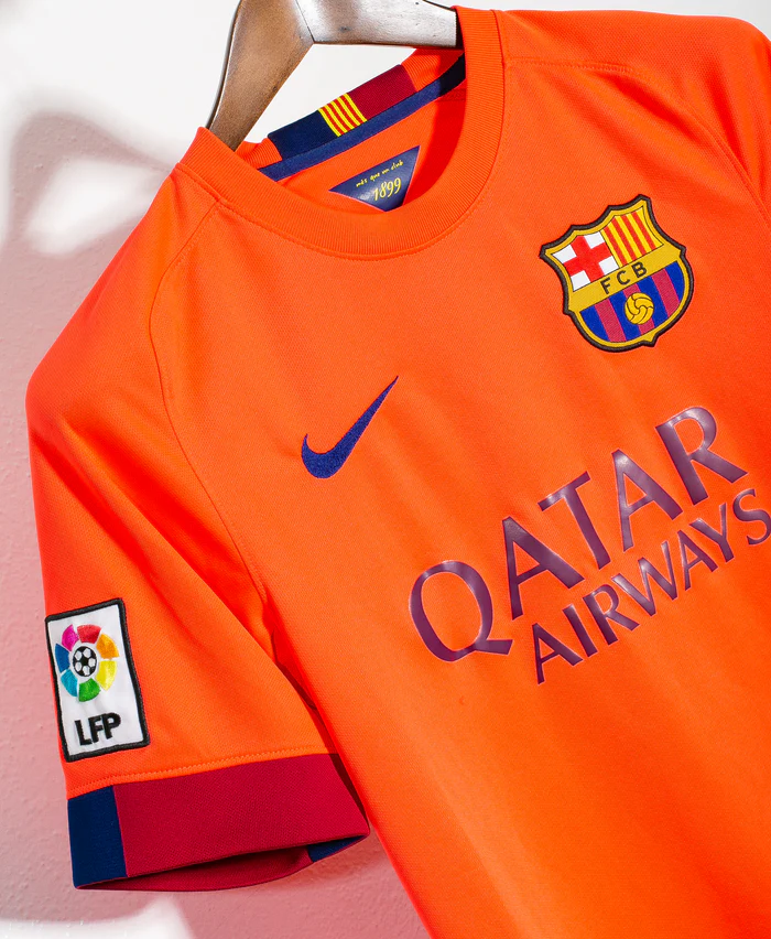 Neymar 2014-15 Barcelona Away Original Retro Jersey