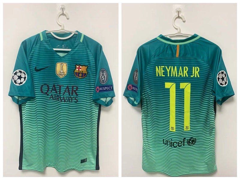 Neymar 2016-17 Barcelona Third Original Retro Jersey