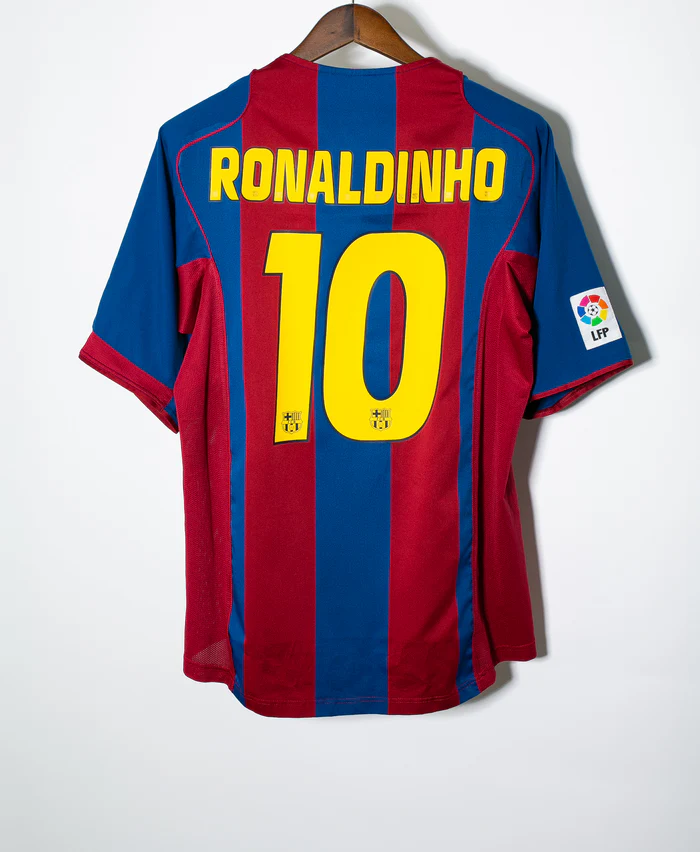 Ronaldinho Barcelona 04/05 Home Original Retro Jersey