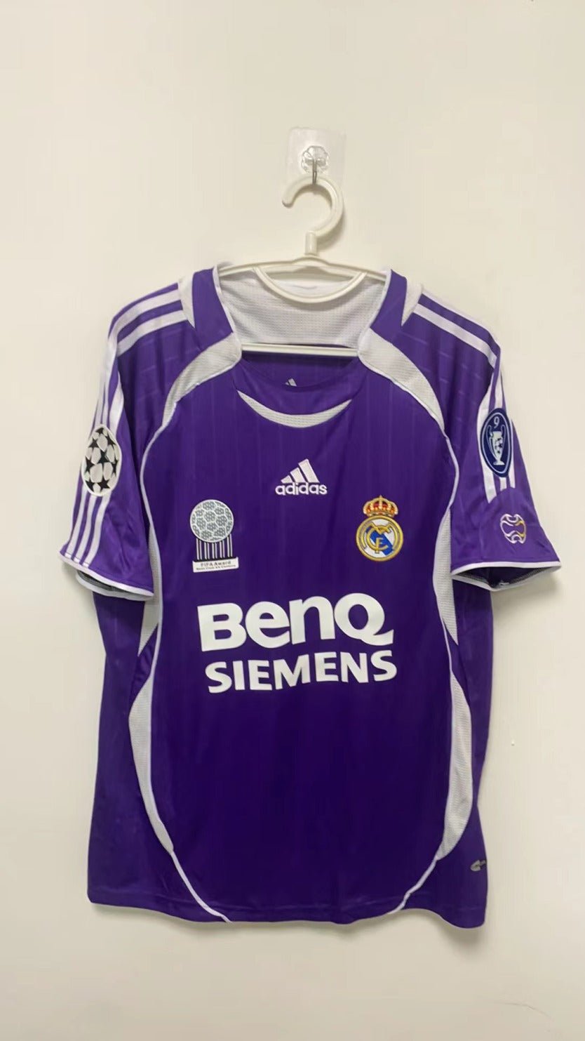 David Beckham Real Madrid 06/07 Fourth away Original Retro Jersey