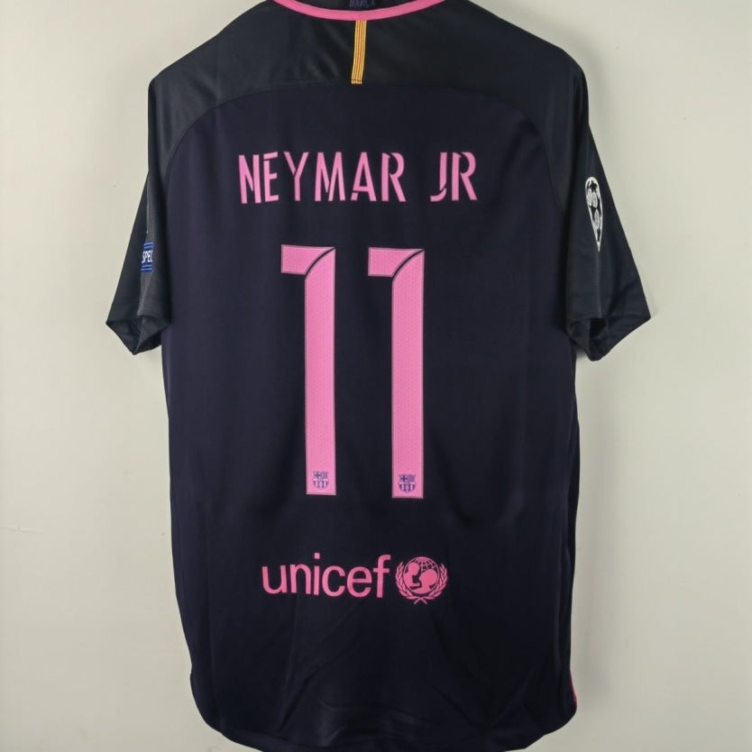 Neymar 2016-17 Barcelona Away Original Retro Jersey