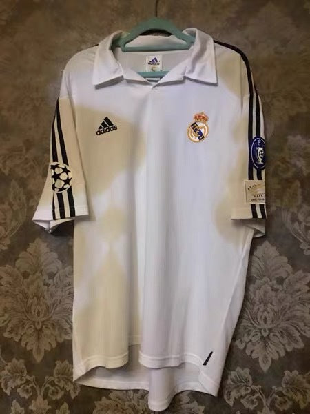 Zidane Real Madrid 01/02 Home Original Retro short sleeve Jersey
