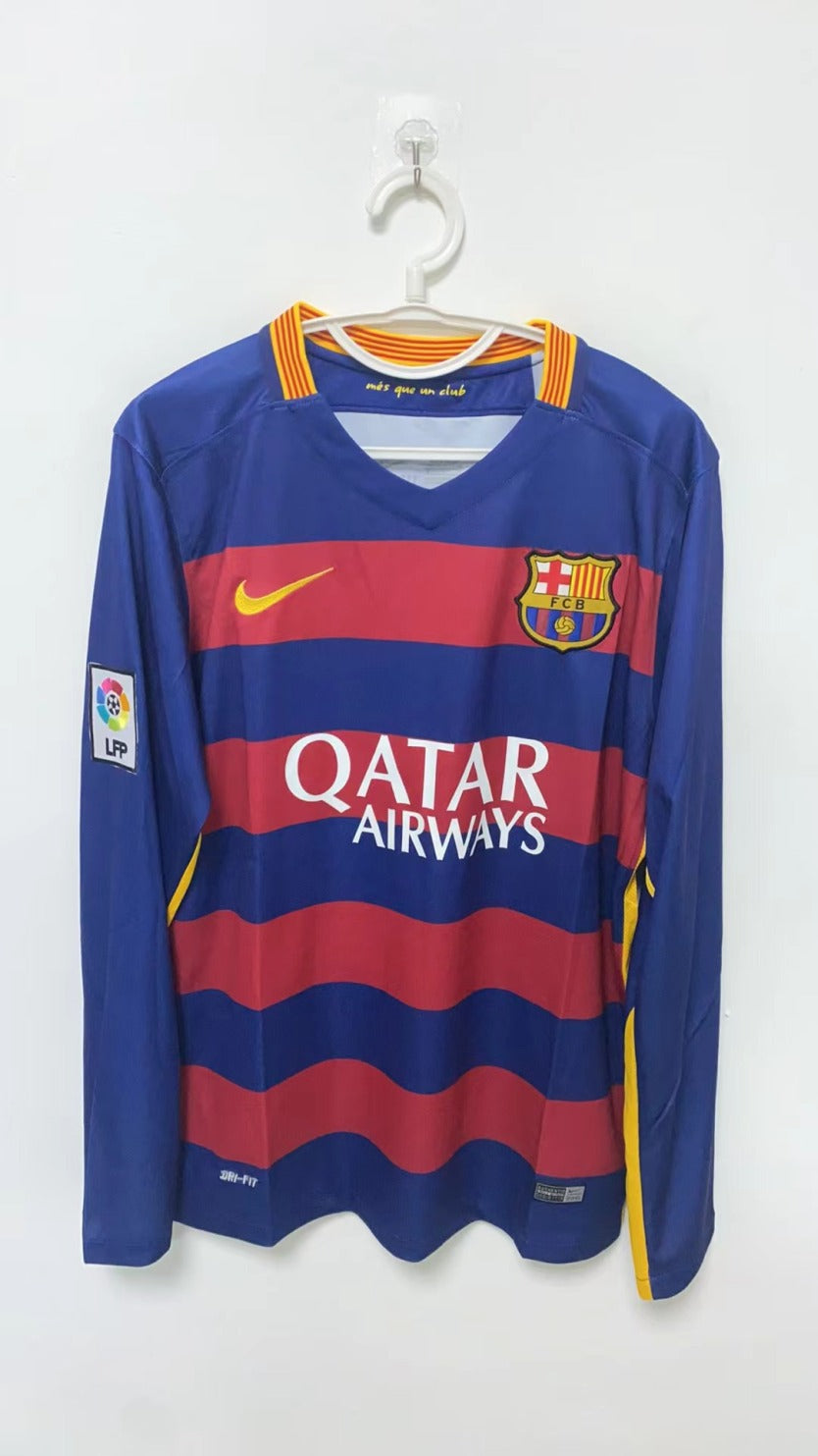 Neymar 2015-16 Barcelona Home Original Retro Jersey
