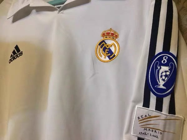 Zidane Real Madrid 01/02 Home Original Retro short sleeve Jersey