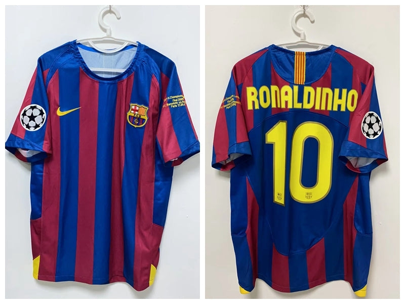 Ronaldinho Barcelona 05/06 Home Original Retro Jersey