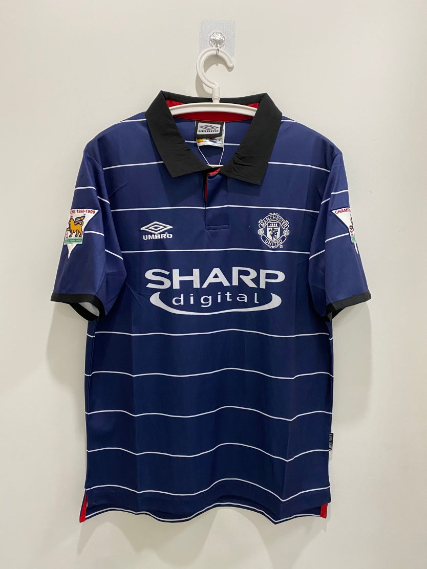 keane Manchester United 99/00 Away game Retro Jersey
