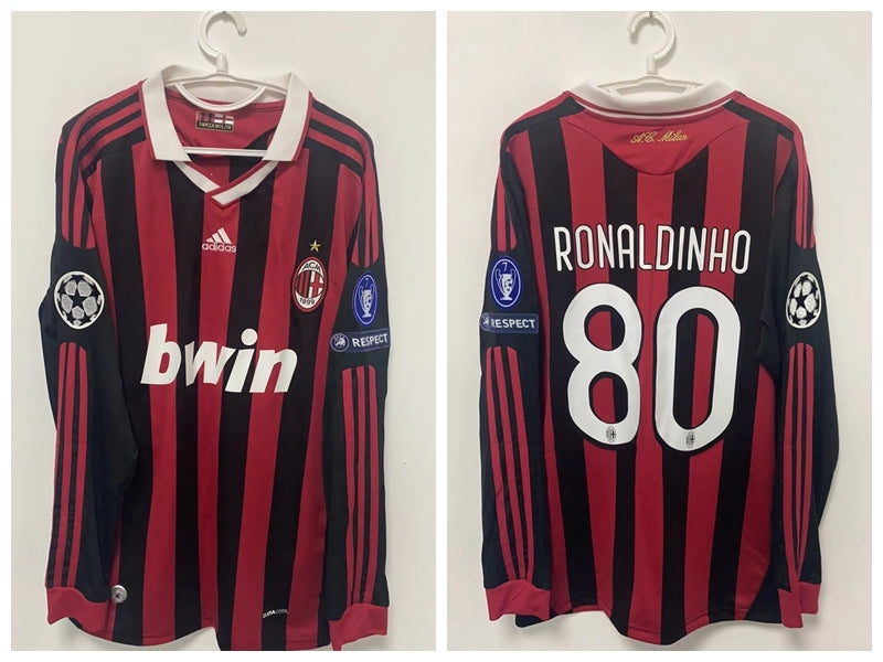 Ronaldinho AC Milan 09/10 Home Original Retro Jersey