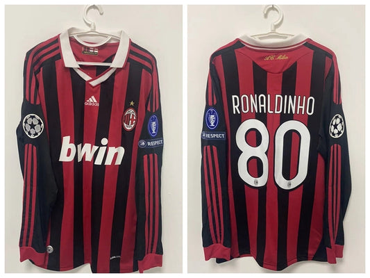 Ronaldinho AC Milan 09/10 Home Original Retro Jersey