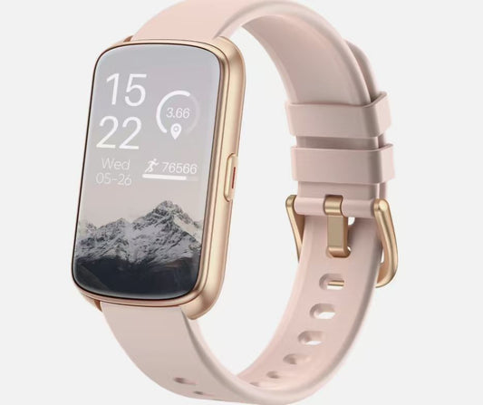 Portable Smart Fitness Watch - Heart Rate Monitor, Activity Tracking, Waterproof Design