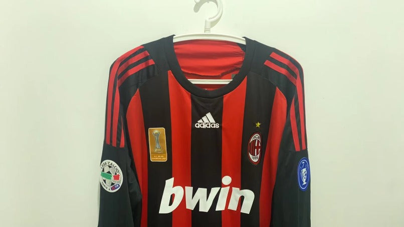 David Beckham AC Milan 08/09 Home Original Retro Jersey