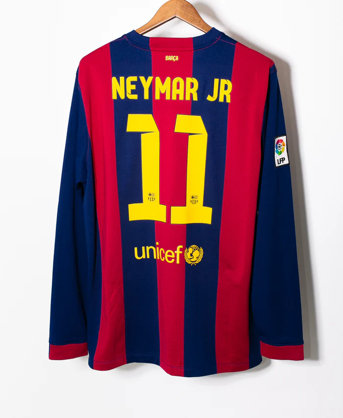 Neymar 2014-15 Barcelona Home Original Retro Jersey