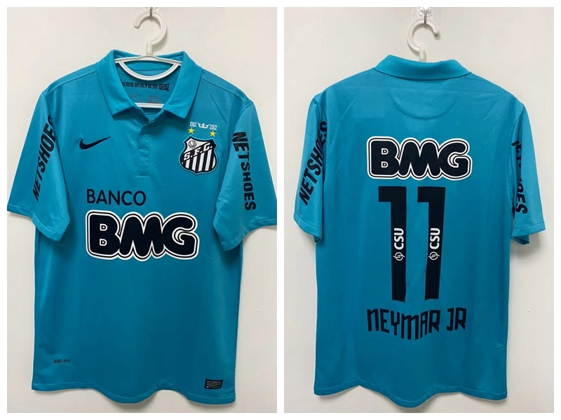 Neymar 2012-13 Camisa Santos Away Original Retro Jersey