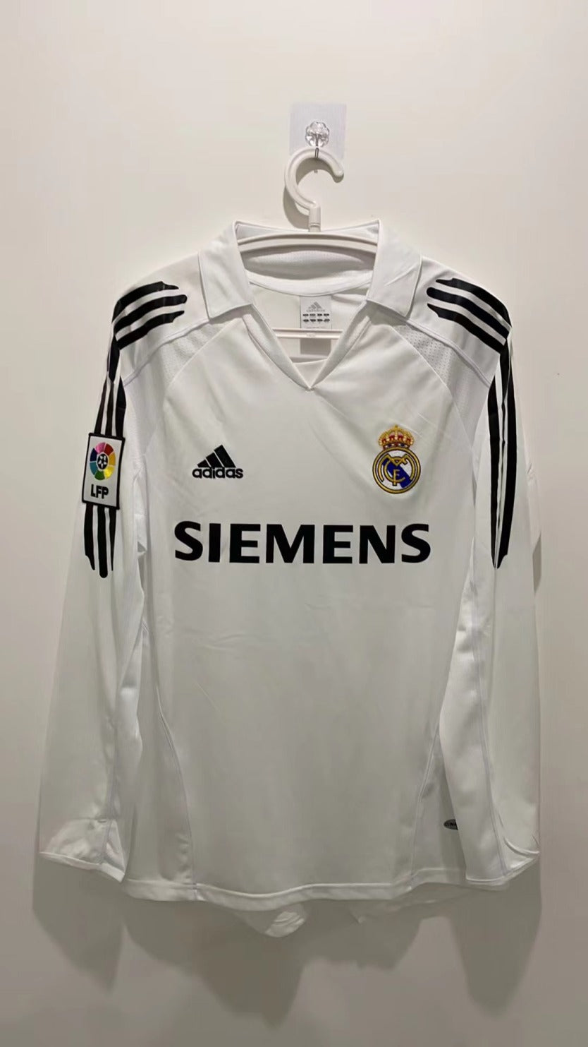 Ronaldo Real Madrid 2005/06 Home Retro long sleeve Jersey